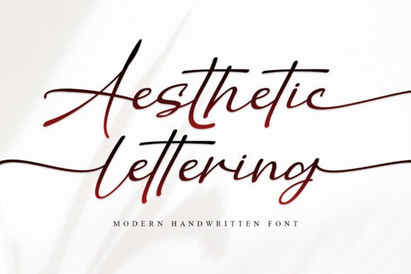 Aesthetic Lettering: A Premium Script Font Review
