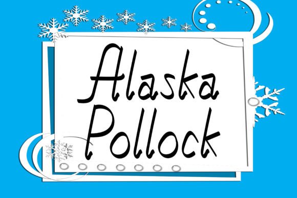 Alaska Pollock: Elegant Script Font for Crafts