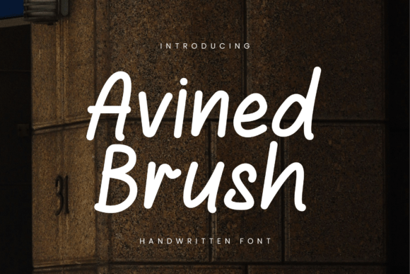 Avined Brush: A Handcrafted Font for Makers and Creative Sellers