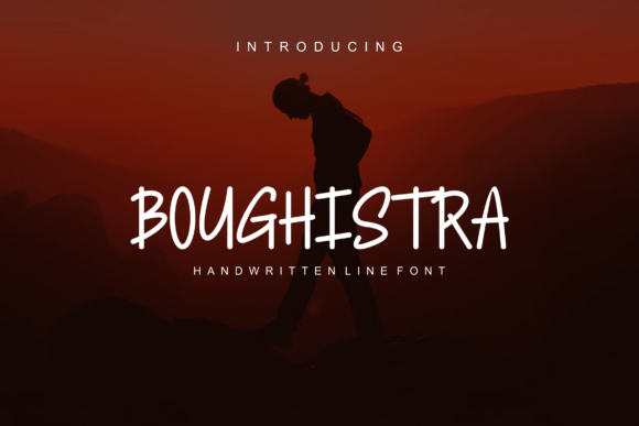 Boughistra: A Handwritten Font for Editorial Design and Digital Publishing