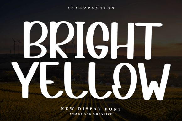 Bright Yellow: A Warm Handwritten Font for Business