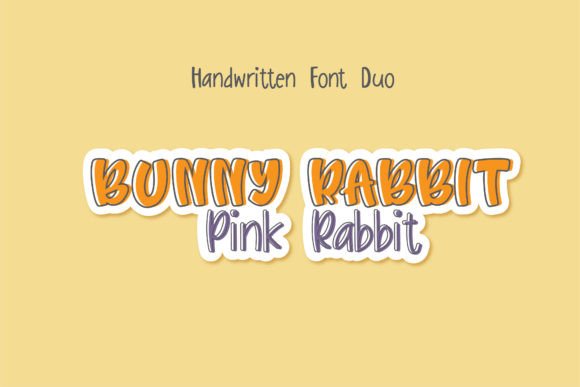 Bunny Rabbit Pink Rabbit: A Cute Handwritten Font for Scroll-Stopping Visuals