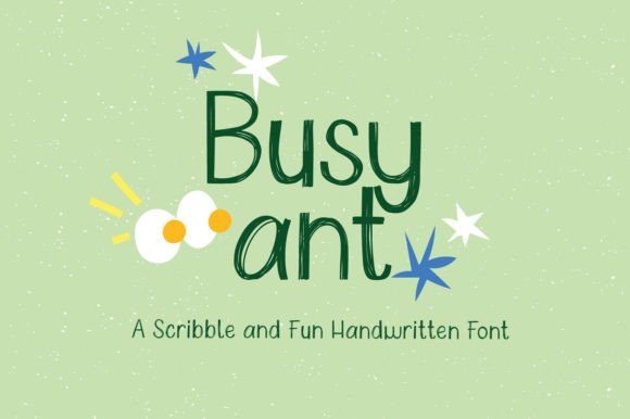 Busyant: A Sweet Handwritten Font for Versatile Branding Projects
