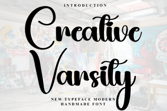 Creative Varsity: A Script Handwritten Font for Campaigns