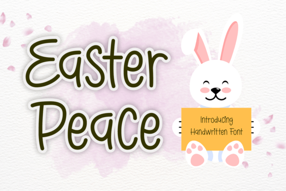 Easter Peace: A Sweet Handwritten Font for Your Brand