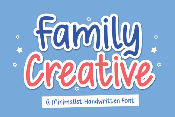 Family Creative: A Minimalist Handwritten Font for Modern Brand Campaigns