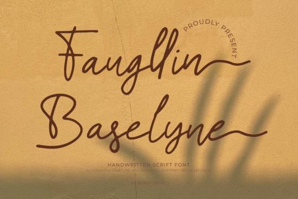 Faugllin Balseyn: A Handwritten Font That Brings Personality to Craft and Product Design