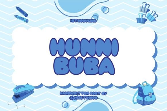 Hunni Buba: A Charming Script Handwritten Typeface for Editors