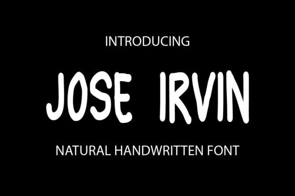 Jose Irvin: A Natural Handwriting Font for Modern Web Design