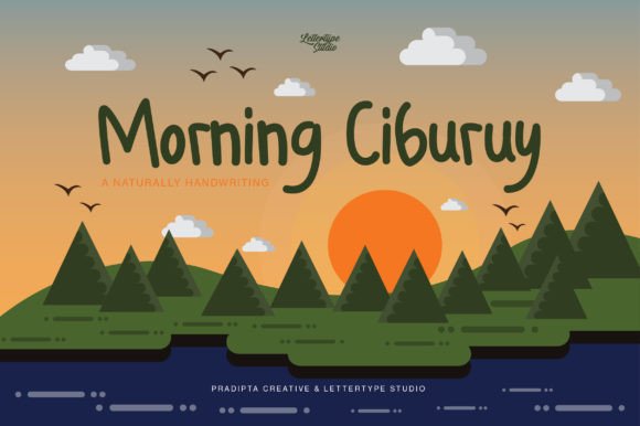 Morning Ciburuy: A Casual Handwritten Font for Business