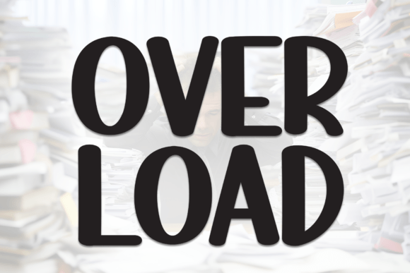 Over Load: A Casual Handwritten Font for Crafters and Sellers