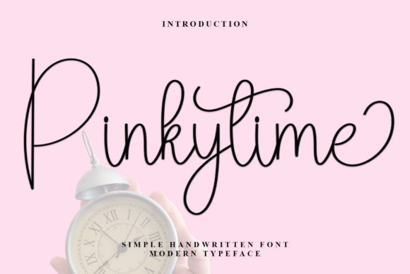 Pinky Time: A Playful Handwritten Font for Editorial Charm