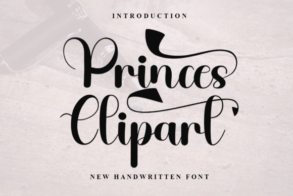 Princes Clipart: A Charming Handwritten Font for Web Design