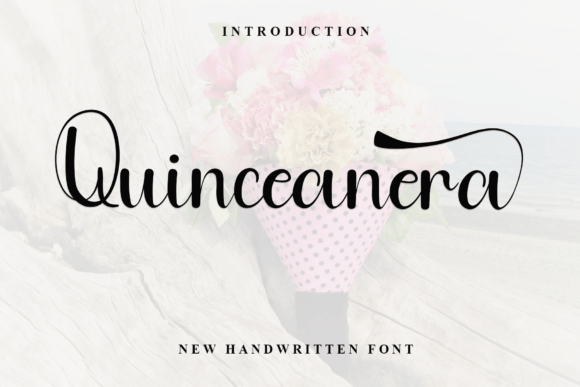 Quinceanera: A Charming Handwritten Font for Makers