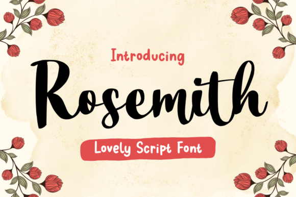 Rosemith: A Premium Handwritten Font for Web Design