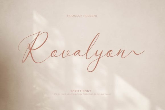 Rovalyon: A Handwritten Font for Scroll-Stopping Marketing Designs