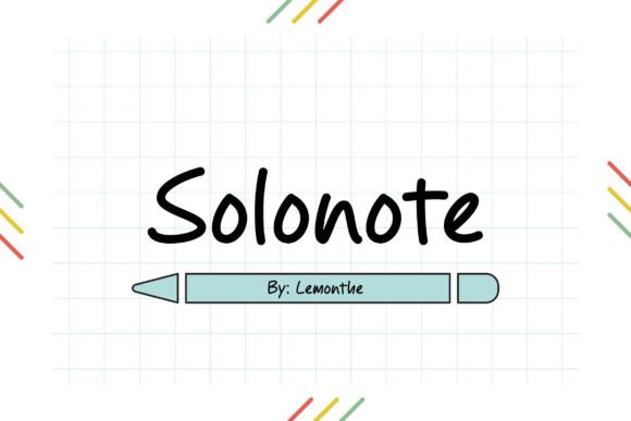 Solonote: A Handwritten Font for Modern Web Design