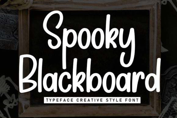 Spooky Blackboard: A Sweet Handwritten Font for Digital Branding