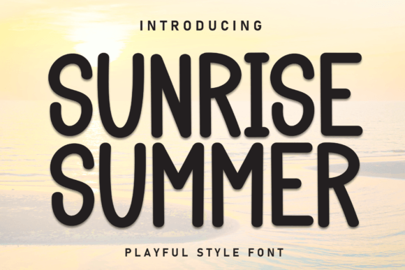Sunrise Summer: A Relaxed Handwritten Font for Editorial Design