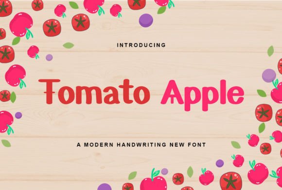 Tomato Apple: A Sweet Handwritten Font for Crafters