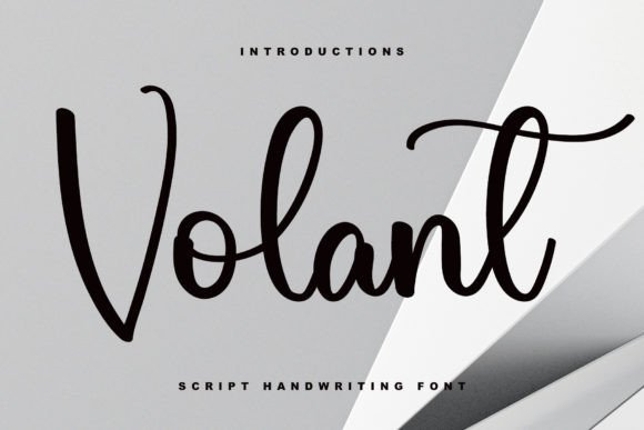 Volant: A Fresh Handwritten Typeface for Modern Brands