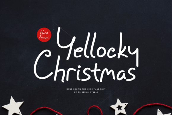 Yellocky Christmas: A Sweet Script Handwritten Font for Creative Designs